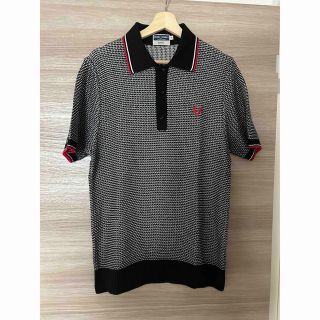 フレッドペリー(FRED PERRY)のFredPerry フレッドペリー　ニットポロ　イタリア製(ポロシャツ)