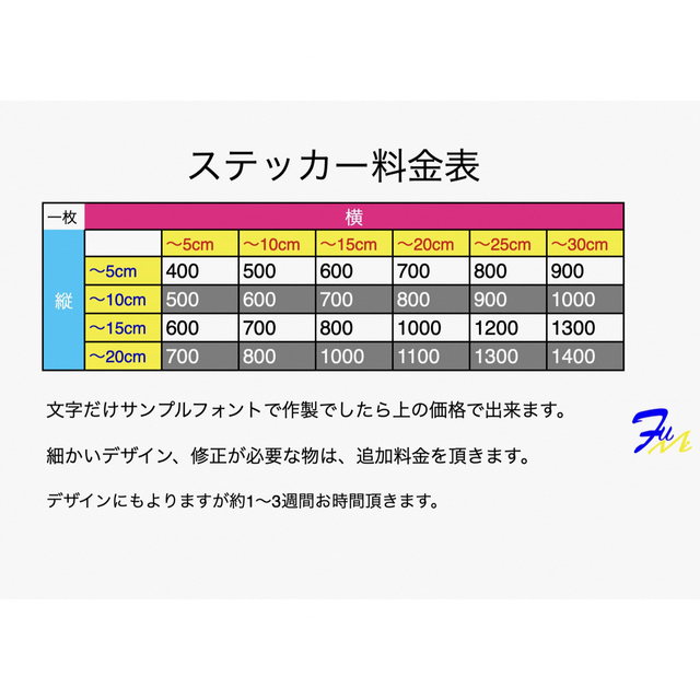 オリジナルステッカー 作ります その他のその他(オーダーメイド)の商品写真