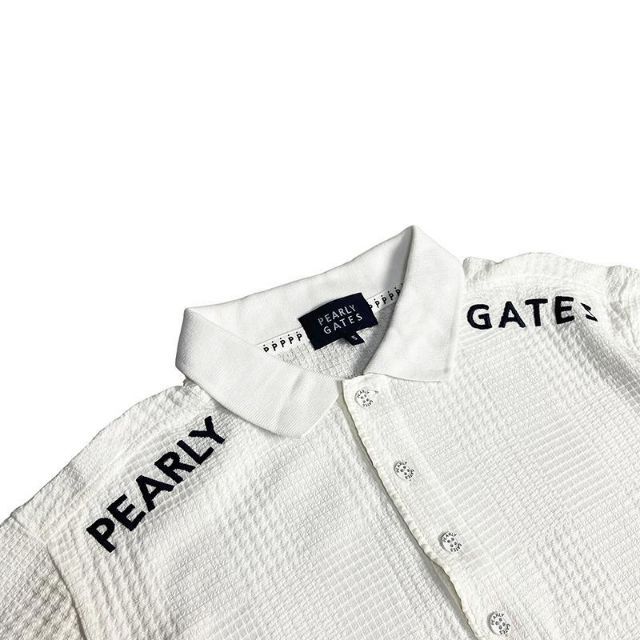 PEARLY GATES - パーリーゲイツ 2021年モデル 半袖 ポロシャツ 総柄 ...