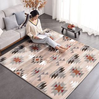 【新着商品】ラグ カーペット 2畳 ラグマット 洗える 185×185cm 厚约(その他)