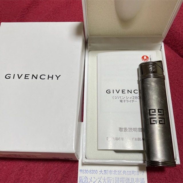 GIVENCHY(ジバンシィ)のジバンシー　ライター　【正規品.現状特価】 メンズのファッション小物(タバコグッズ)の商品写真