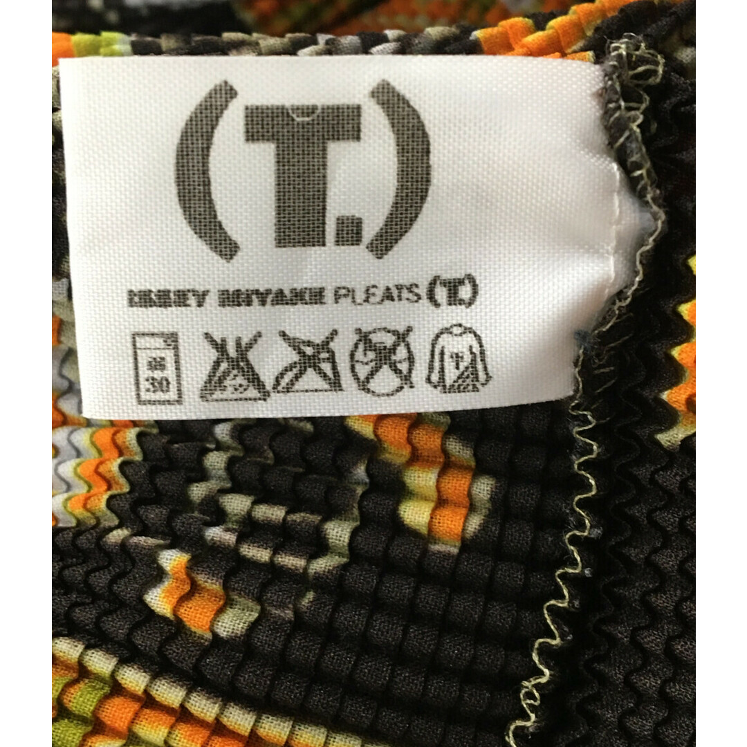 ISSEY MIYAKE(イッセイミヤケ)の美品 イッセイミヤケ 半袖シャツ トランプ キング柄 プリーツ レディース 3 レディースのトップス(シャツ/ブラウス(半袖/袖なし))の商品写真