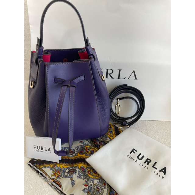 FURLA　フルラ　ミアステラ　2way ショルダーバッグ　スカーフのオマケ付き