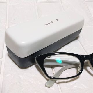 アニエスベー(agnes b.)の新品 agnès b. バイカラー メガネケース アニエスベー 眼鏡 サングラス(サングラス/メガネ)