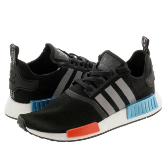 adidas(アディダス)のNMD_R1 24.5 コアブラック／シルバーメタリック／ソーラーレッド メンズの靴/シューズ(スニーカー)の商品写真