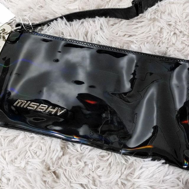 MISBHV(ミスビヘイブ)のMISBHV ミスビヘイブ ショルダー バッグ 黒 レザー レディースのバッグ(ショルダーバッグ)の商品写真