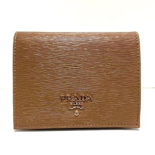 プラダ(PRADA)のプラダ 2つ折り財布美品  - 1MV204 レザー(財布)