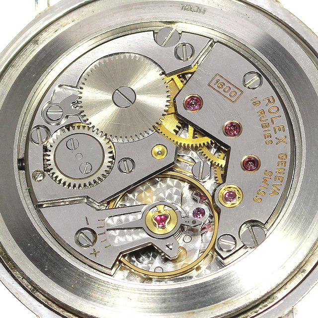 ロレックス ROLEX 3833 チェリーニ K18WG cal.1600 手巻き メンズ _747256 最上級品 腕時計(アナログ) 