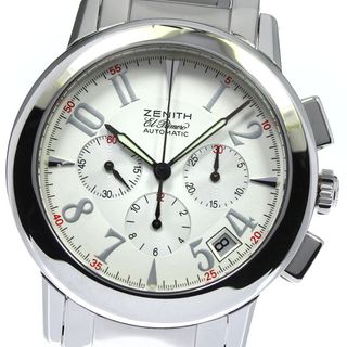 ゼニス(ZENITH)のゼニス ZENITH 01/02.0451.400 ポートロワイヤル エルプリメロ クロノグラフ デイト 自動巻き メンズ 良品 _747230【ev15】(腕時計(アナログ))