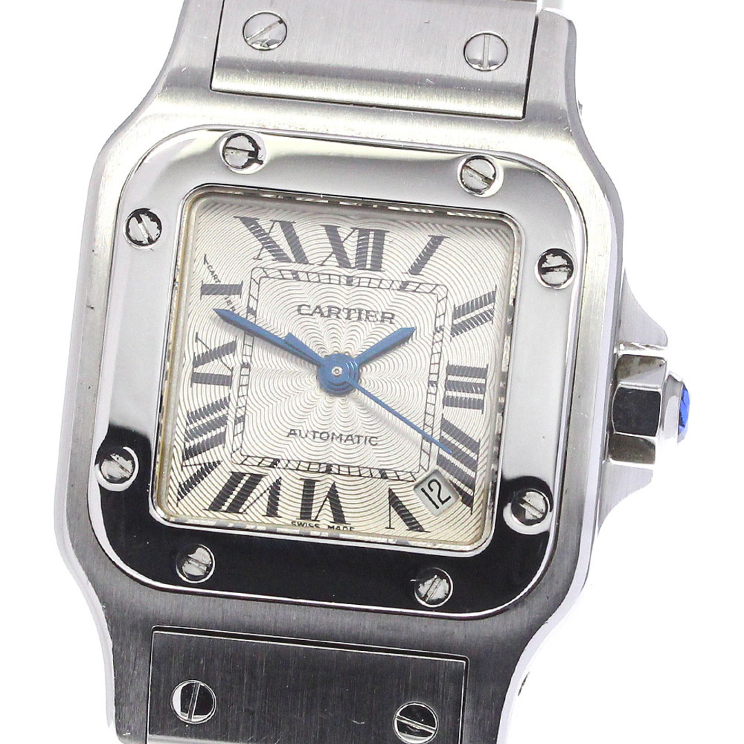 カルティエ CARTIER W20062D6 サントスガルベSM デイト 自動巻き レディース _742920