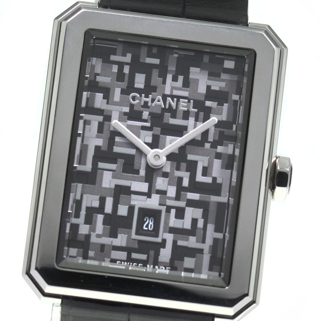 シャネル CHANEL H6128 ボーイフレンド ネオツイード デイト クォーツ ボーイズ_745058