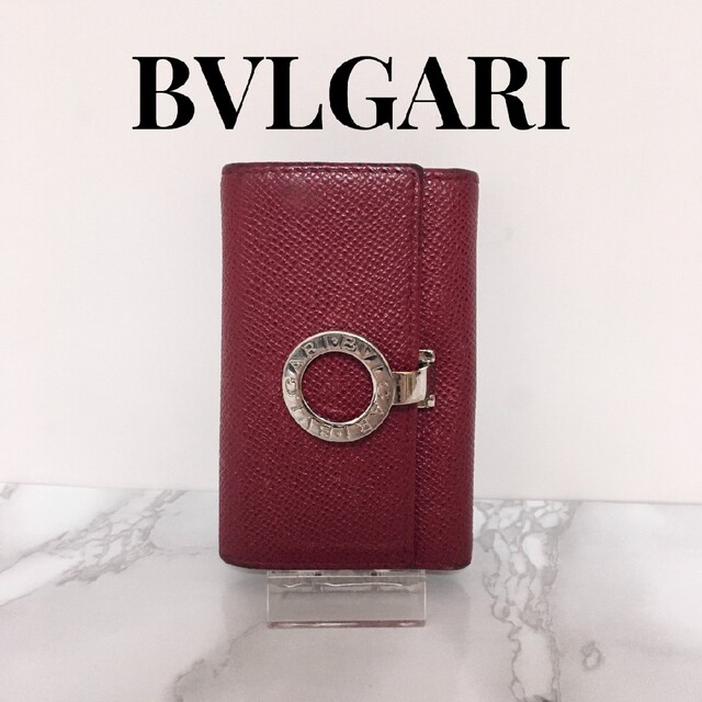 BVLGARI キーケース 6連 レッド レザー ブルガリ あなたにおすすめの