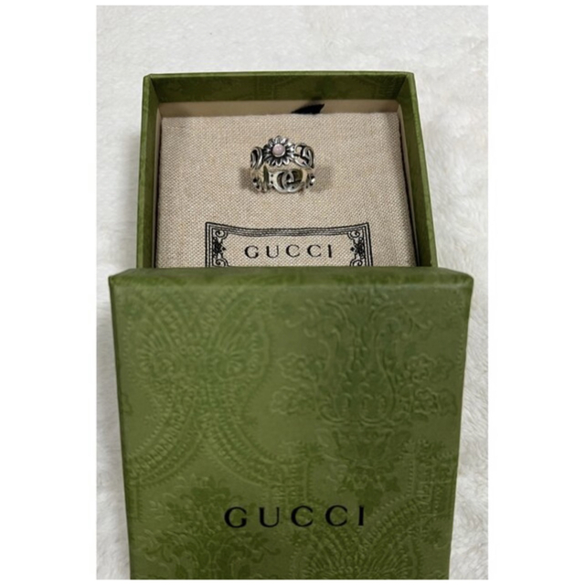 Gucci(グッチ)のGUCCI ダブルG マザー・オブ・パールリング　新品♬ レディースのアクセサリー(リング(指輪))の商品写真