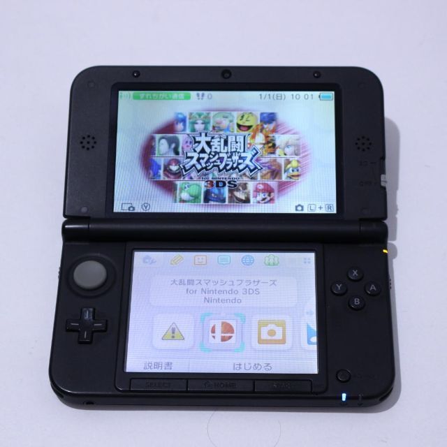 ニンテンドー3DS LL 本体 シルバー ブラック 1