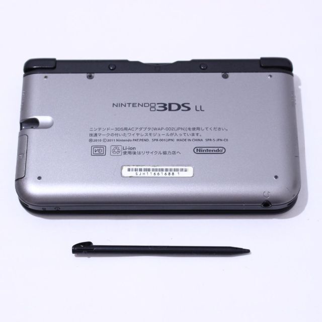 ニンテンドー3DS LL 本体 シルバー ブラック 4