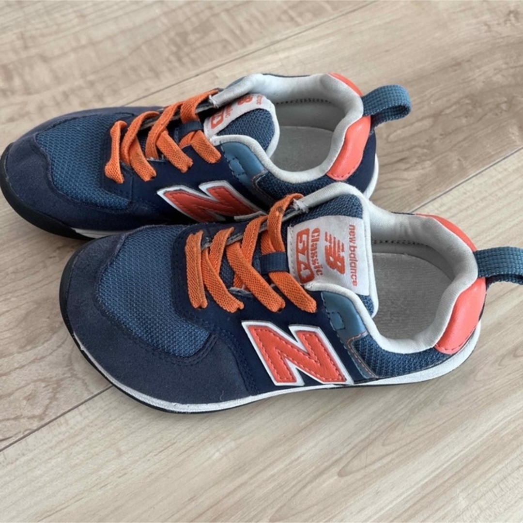 New Balance(ニューバランス)の♡美品♡ニューバランス キッズスニーカー KS574 ネイビー 18cm キッズ/ベビー/マタニティのキッズ靴/シューズ(15cm~)(スニーカー)の商品写真