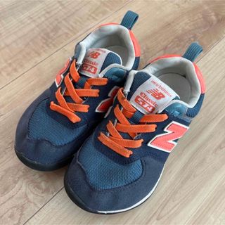 ニューバランス(New Balance)の♡美品♡ニューバランス キッズスニーカー KS574 ネイビー 18cm(スニーカー)