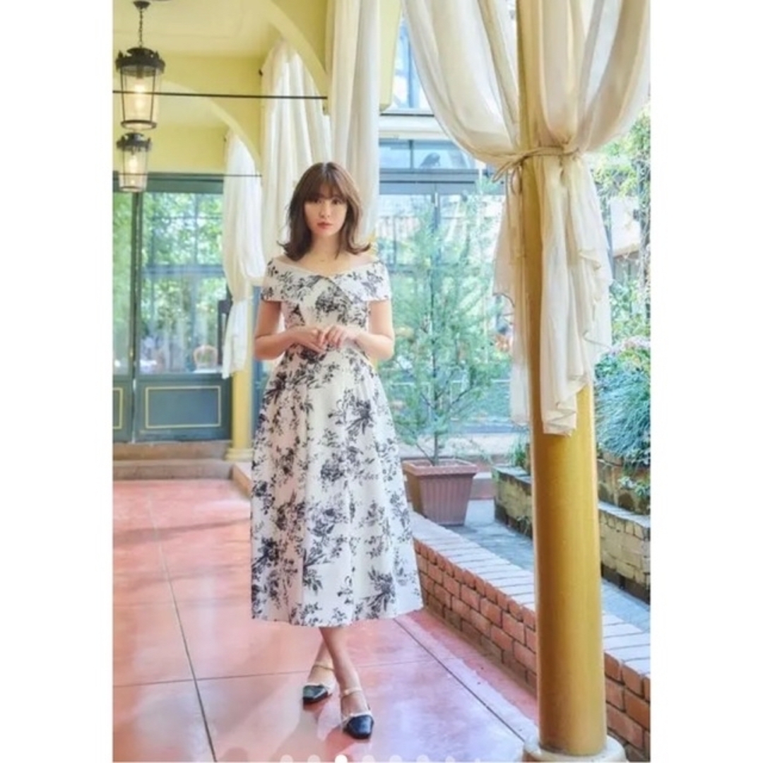 おてごろ価格 ハーリップトゥ☆ Secret Garden Midi Dress 