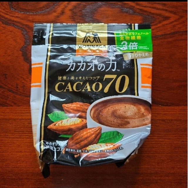 森永製菓(モリナガセイカ)の【獅子パグさん専用】森永製菓カカオの力CACAO70 食品/飲料/酒の飲料(その他)の商品写真