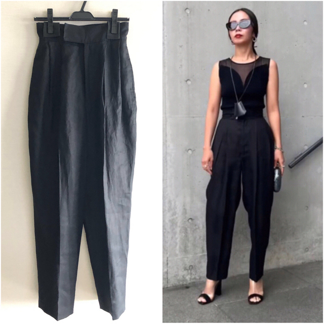 sorm´86 GIRLS UNIFORM BLACK/linen pants 正規品ですので安心