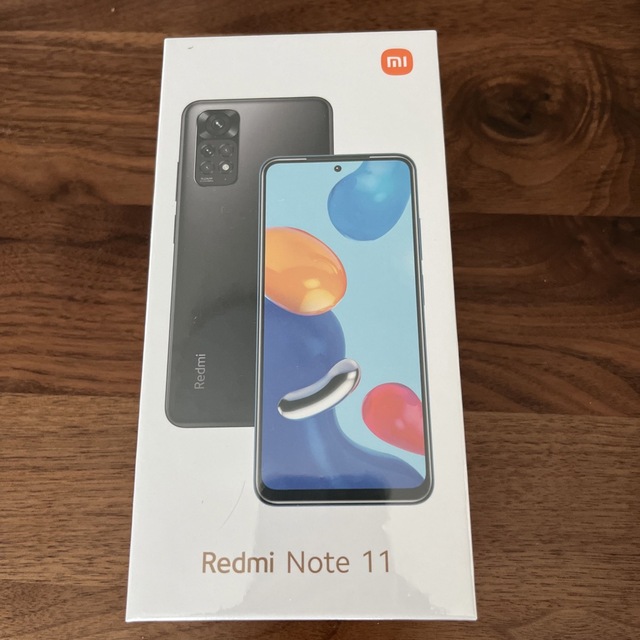 スマートフォン本体新品未開封 Xiaomi Redmi Note 11 グラファイトグレー