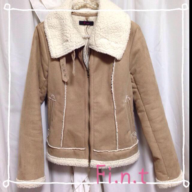 F i.n.t(フィント)の♡フェイクムートンボアコート♡ レディースのジャケット/アウター(ピーコート)の商品写真