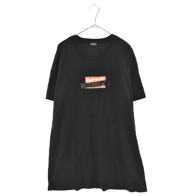 DIESEL(ディーゼル)のDIESEL ディーゼル フロントロゴ 半袖Tシャツ カットソー ブラック BG000014 メンズのトップス(Tシャツ/カットソー(半袖/袖なし))の商品写真