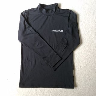 ヘッド(HEAD)のヘッド　黒　長袖　ストレッチ　起毛　インナー　150(Tシャツ/カットソー)