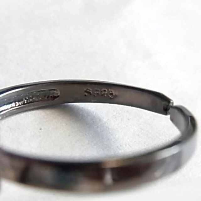 未使用品SVシルバー925リング指輪16号フリーサイズ調節レディース女性 メンズのアクセサリー(リング(指輪))の商品写真