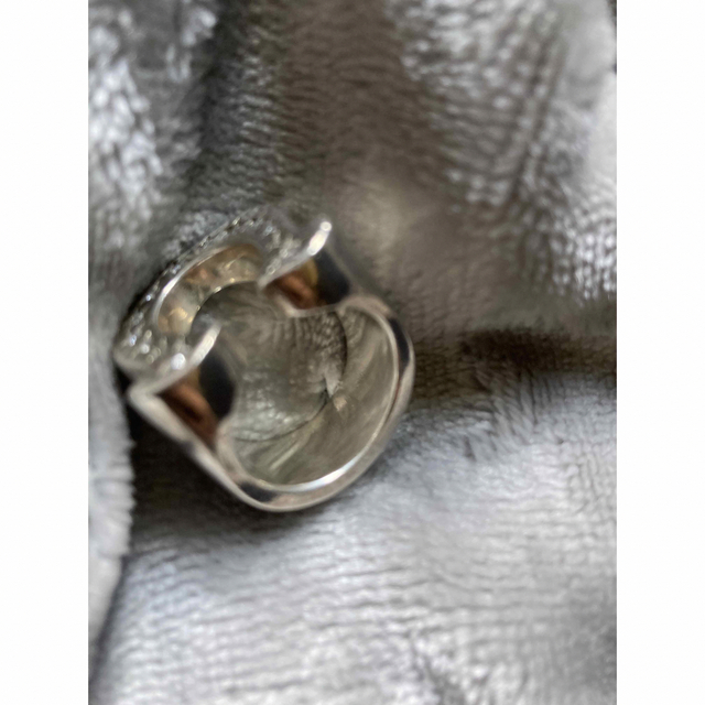 TENDERLOIN(テンダーロイン)の最終値下げ！テンダーロイン ホースシューリング ダイヤモンドカスタム 15.5号 メンズのアクセサリー(リング(指輪))の商品写真