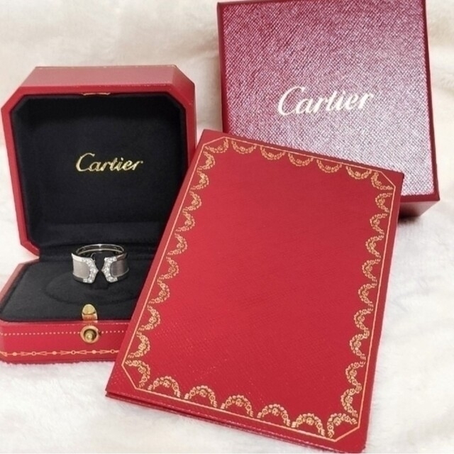 お気に入りの k18 ダイヤ リング ｃ2 Cartier - Cartier ホワイト