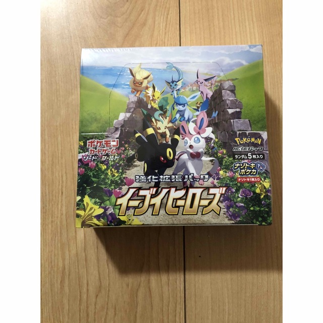 ポケモンカードゲーム 　イーブイヒーローズ　ボックス　box シュリンク付きポケモンカードゲームパッケージ