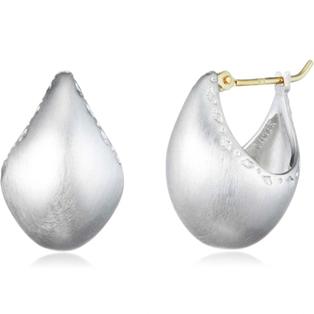 agete♡K10SVピアス♡麦の穂モチーフ♡廃盤品♡アガット♡シルバー