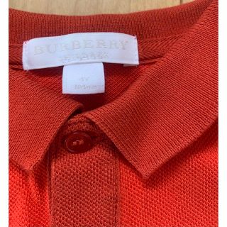 BURBERRY - 美品!バーバリー ポロシャツ 4y 104センチの通販 by km