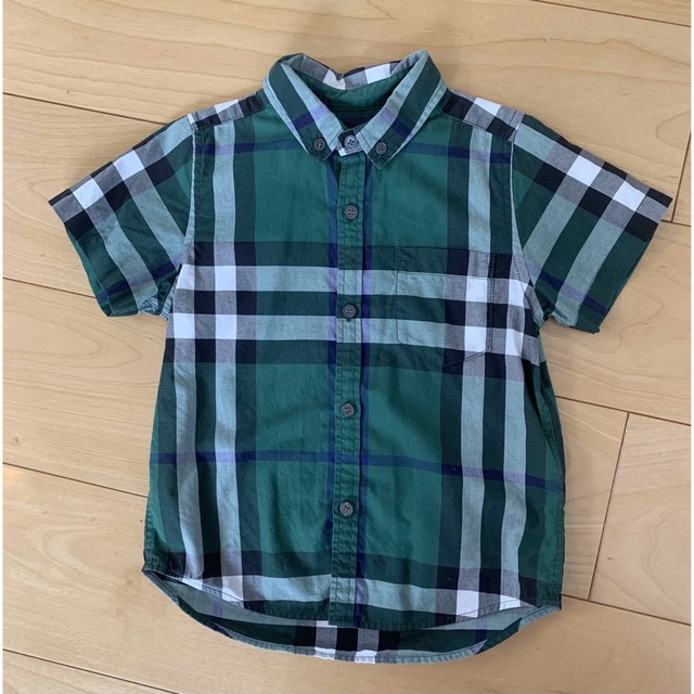 BURBERRY チルドレン 104センチ 4y チェックシャツ-
