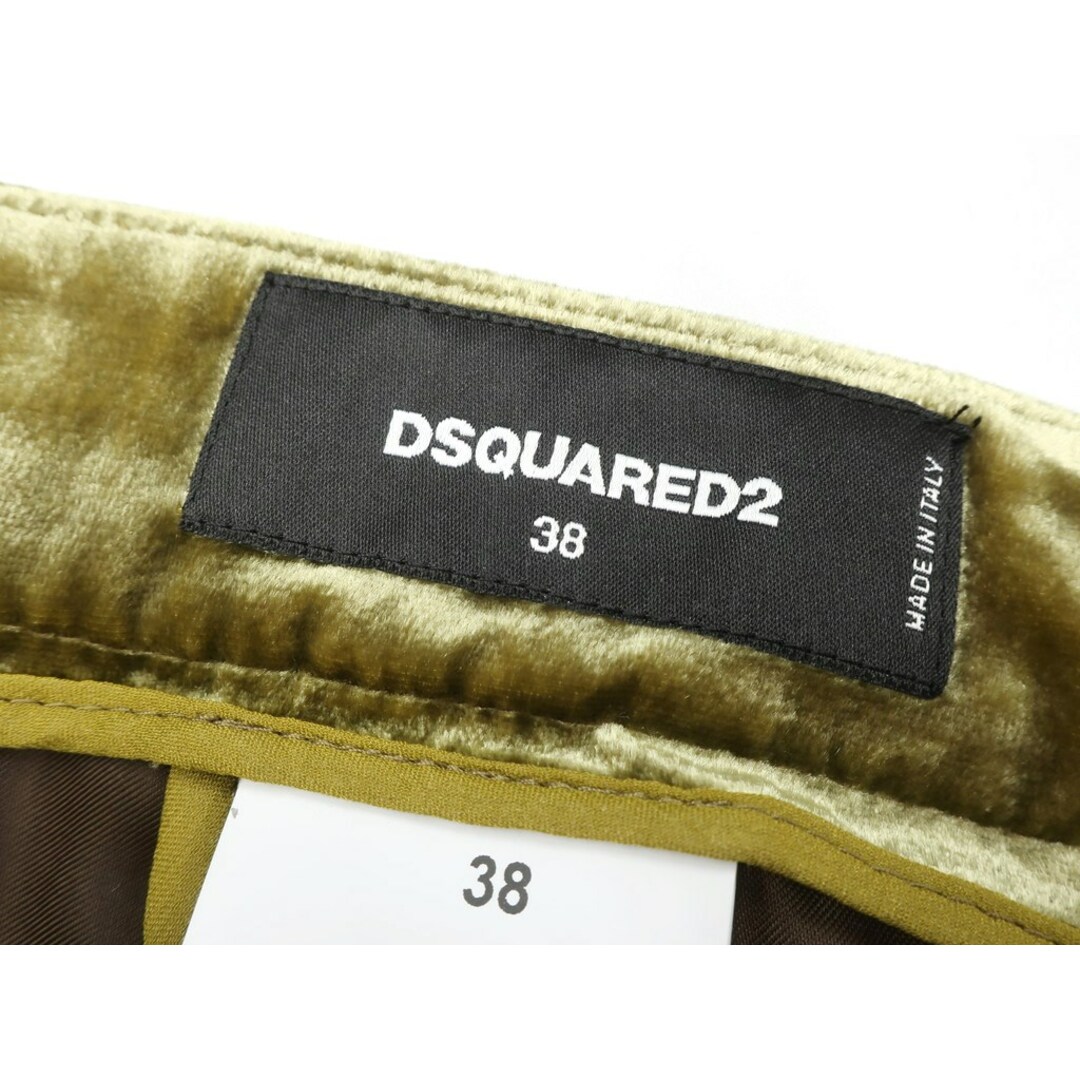 【展示会サンプル・38・イタリア製】DSQUARED2・ベルベット  パンツ