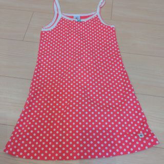 プチバトー(PETIT BATEAU)のプチバトー　ドットワンピース 5ans/108cm(ワンピース)