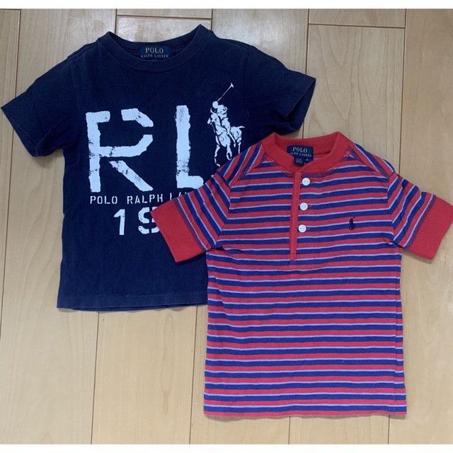 POLO RALPH LAUREN(ポロラルフローレン)のラルフローレン　Tシャツ2枚セット　3T 100 キッズ/ベビー/マタニティのキッズ服男の子用(90cm~)(Tシャツ/カットソー)の商品写真