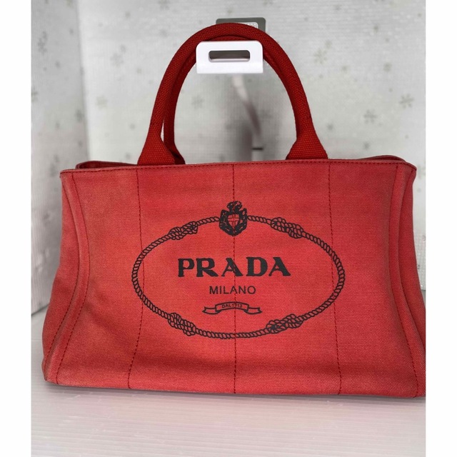 再値下げ中　PRADA プラダ カナパ　キャンバストートバッグ | フリマアプリ ラクマ