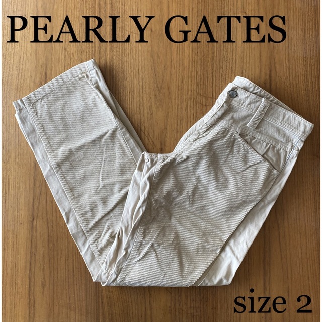 【美品】PEARALY GATES パーリーゲイツ ゴルフウェア ベージュ