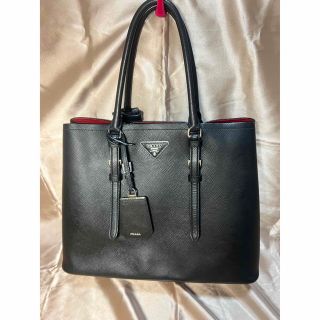 PRADA - PRADA プラダ ダブルバッグサフィアーノトートバッグ A4サイズ
