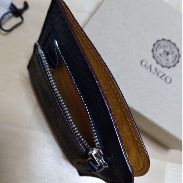 】ガンゾ GANZO フレンチカーフ 札バサミ 財布