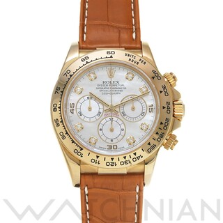 ロレックス(ROLEX)の中古 ロレックス ROLEX 16518NG A番(1999年頃製造) ホワイトシェル メンズ 腕時計(腕時計(アナログ))