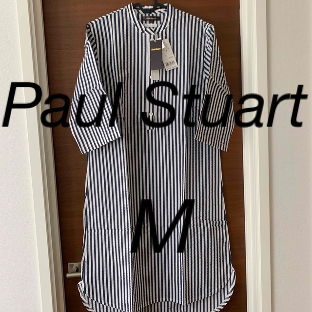 Paul Stuartポールスチュアート七分袖ワンピースM