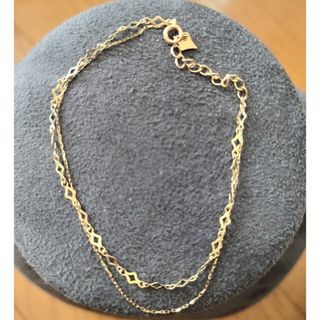 ジュエリーツツミ(JEWELRY TSUTSUMI)のハニー様専用✨更にお値下げ！k10イエローゴールド2連ブレスレット(ブレスレット/バングル)