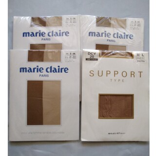 マリクレール(Marie Claire)の新品マリ・クレールなどストッキング4点セット！(タイツ/ストッキング)