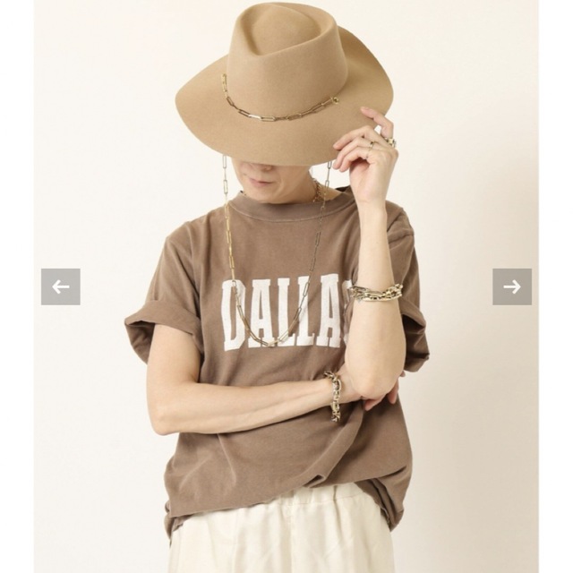 【REMI RELIEF】DALLAS Tシャツ(BROWN)