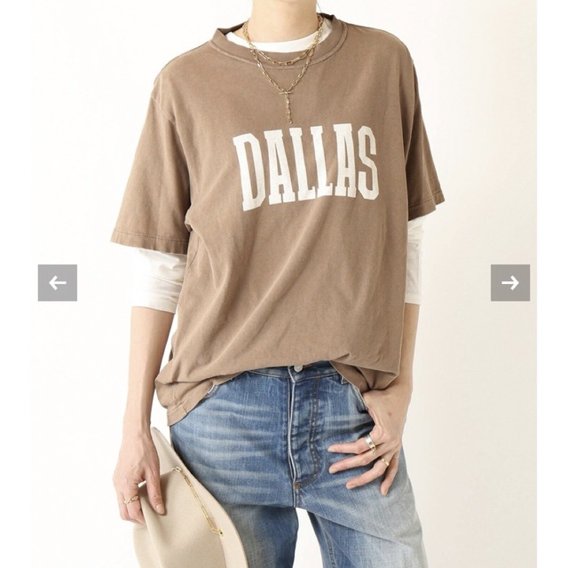 【REMI RELIEF】DALLAS Tシャツ(BROWN) 2