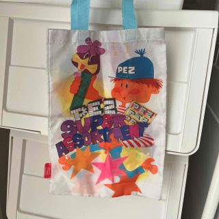 pez ミニ　エコバッグ　ハンドバッグ　ナイロン(エコバッグ)