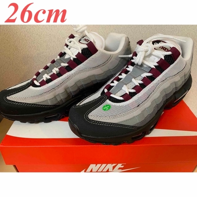 NIKE(ナイキ)のNike Air Max 95 パール グレー ダーク ビートルート メンズの靴/シューズ(スニーカー)の商品写真